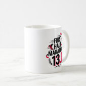初ハーフマラソン 13.1 コーヒーマグカップ (正面右)