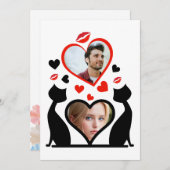 初バレンタインのミスター&ミセス シーズンカード (正面/裏面)