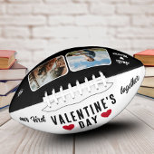 初バレンタインデーの写真2枚 アメリカンフットボール