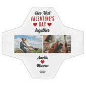 初バレンタインデーの写真2枚 サッカーボール (フラット)