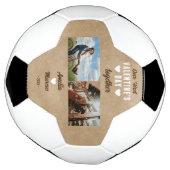 初バレンタインデーの写真2枚 サッカーボール (回転)