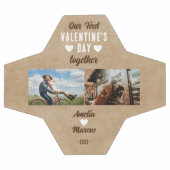 初バレンタインデーの写真2枚 サッカーボール (フラット)