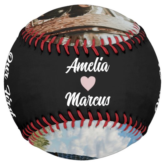 初バレンタインデーの写真2枚 ソフトボール (裏面)