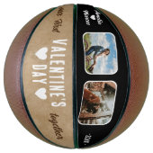 初バレンタインデーの写真2枚 バスケットボール (縦)