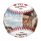 初バレンタインデーの写真2枚 野球ボール (正面)