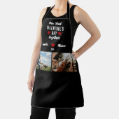 初バレンタインデーを一緒に2枚の写真ブラック エプロン (インサイチュ)