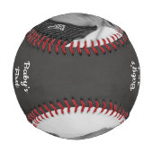 初パーソナライズされためてのクリスマス野球 野球ボール (裏面)