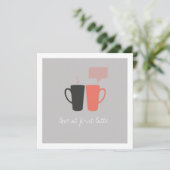 初ラテで恋に落ちて』シャワー招待 招待状 (スタンド正面)