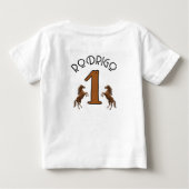 初ロデオ ベビーTシャツ (裏面)