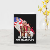 初代アメリカ教皇レオ十四世 カード (黄色い花)