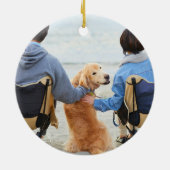 初代犬とのクリスマス オーナメント (裏面)