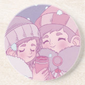 初冬の降雪 コースター (正面)