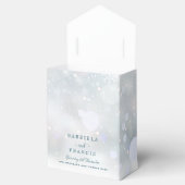 初冬スノーフレーク結婚式の引き出物ボックス フェイバーボックス (オープン)