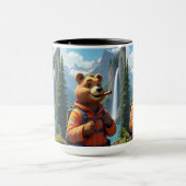 初動応援者への贈り物、クマの恋人と冒険 マグカップ (中央)