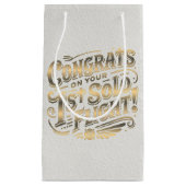 初単独飛行おめでとう スモールペーパーバッグ (正面)