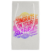 初単独飛行おめでとう スモールペーパーバッグ (正面)