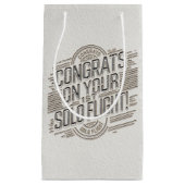 初単独飛行おめでとう スモールペーパーバッグ (正面)
