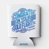 初単独飛行おめでとう 缶クーラー (裏面)