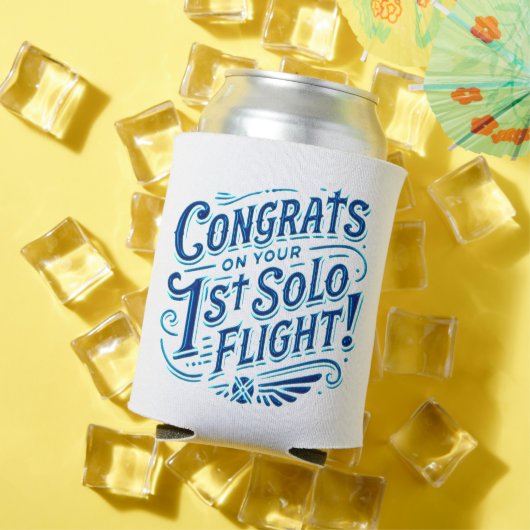 初単独飛行おめでとう 缶クーラー (インサイチュ 夏)