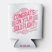 初単独飛行おめでとう 缶クーラー (正面)