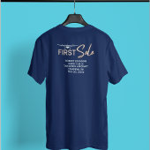 初単独飛行+カスタムデザインTシャツ Tシャツ