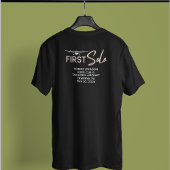 初単独飛行+カスタムデザインTシャツ Tシャツ