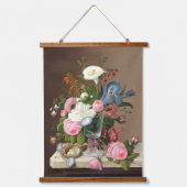 初夏の花， Severin Roesen 吊り下げ型タペストリー (正面)