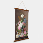 初夏の花， Severin Roesen 吊り下げ型タペストリー (傾斜あり)
