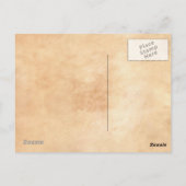 初夏の雨。川瀬蓮井。1932年の川の風景 ポストカード (裏面)