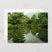 初夏日本のの池 ポストカード (正面/裏面)