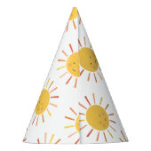 初太陽一周 こども 1歳の誕生日 パーティーハット (裏面)