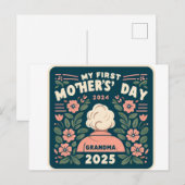 初孫の母の日 2025 記念品 シーズンポストカード (正面/裏面)