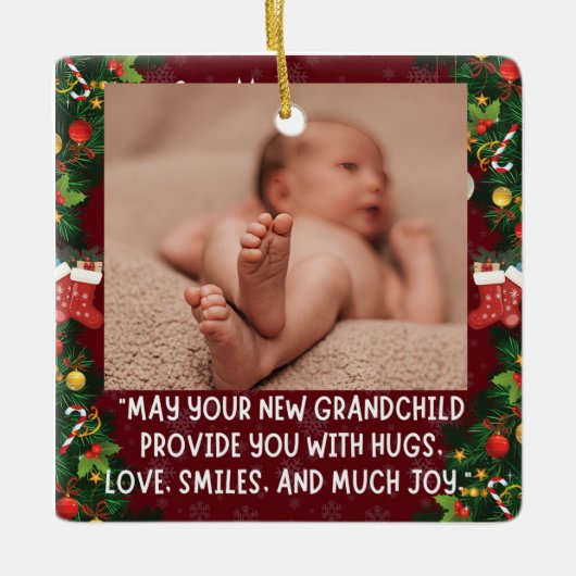 初孫 セラミックオーナメント (正面)