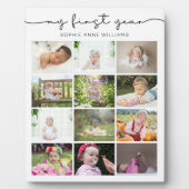 初年度のフォトコラージュ フォトプラーク (正面)