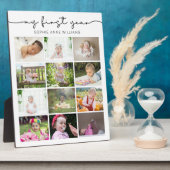 初年度のフォトコラージュ フォトプラーク (側面)