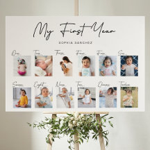 初年度のフォトコラージュ