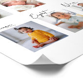 初年度のフォトコラージュ ポスター (角)