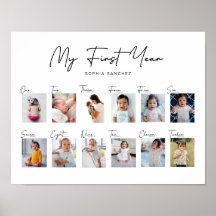 初年度のフォトコラージュ