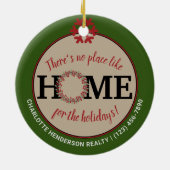 初年度のホームパーソナライズされた セラミックオーナメント (裏面)