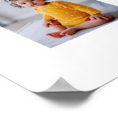 初年度の写真コラージュのポスター ポスター (角)