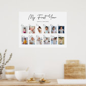 初年度の写真コラージュのポスター ポスター (キッチン)