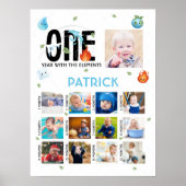 初年度ポスターの要素を持つ1つ ポスター (正面)