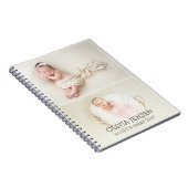 初年度2枚写真第1回誕生日記念 ノートブック (右側)