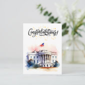 初当選おめでとうございます ポストカード (スタンド正面)