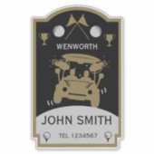 初心者おもしろい向けゴルフギフト シール (正面)