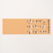 初心者から指導を受けるヨガ ヨガマット (裏面(横))