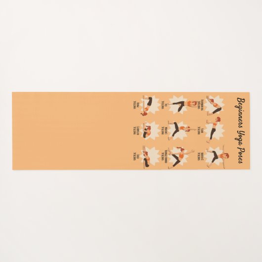 初心者から指導を受けるヨガ ヨガマット (裏面(横))