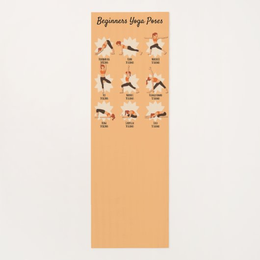 初心者から指導を受けるヨガ ヨガマット (裏面)