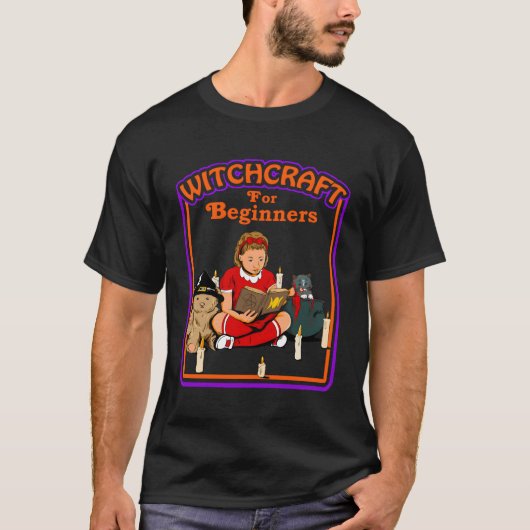初心者のためのウィッチクラフトスタイル Tシャツ (正面)