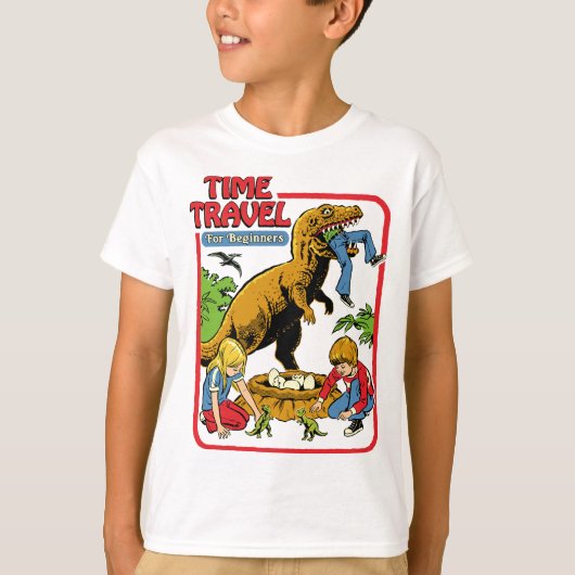 初心者のためのタイムトラベル Tシャツ (正面)